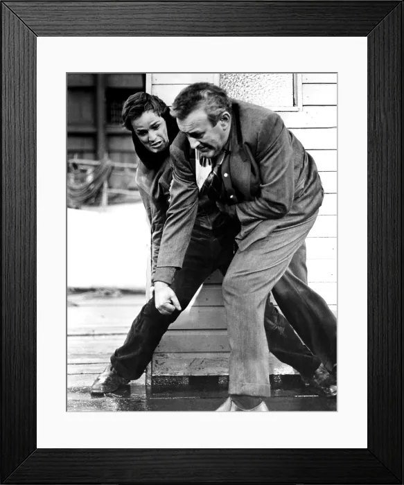 Framed Print : ON THE WATERFRONT, Marlon Brando, Lee J. Cobb, 1954 Framed Print : ON THE WATERFRONT, Marlon Brando, Lee J. Cobb, 1954