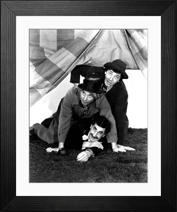 Framed Print : AT THE CIRCUS, The Marx Brothers (T-B: Chico, Harpo, Groucho), 1939 Framed Print : AT THE CIRCUS, The Marx Brothers (T-B: Chico, Harpo, Groucho), 1939