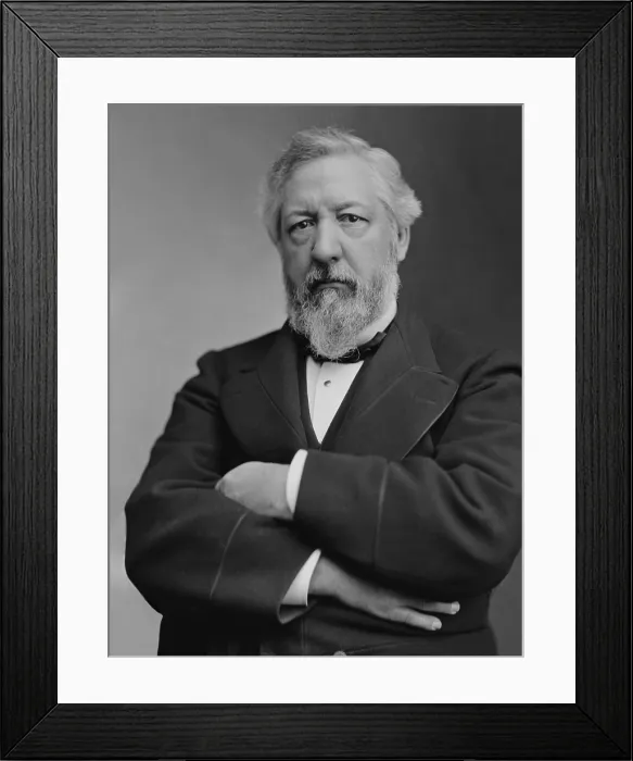 Framed Print : James G. Blaine of Maine, was Speaker of the House from 1869-1875