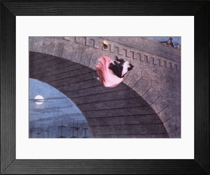Framed Print : The Gin-Crazed Girl Commits Suicide, from THE DRUCKARD'S CHILDREN, 1848, by George Cruikshank (1792-1878)