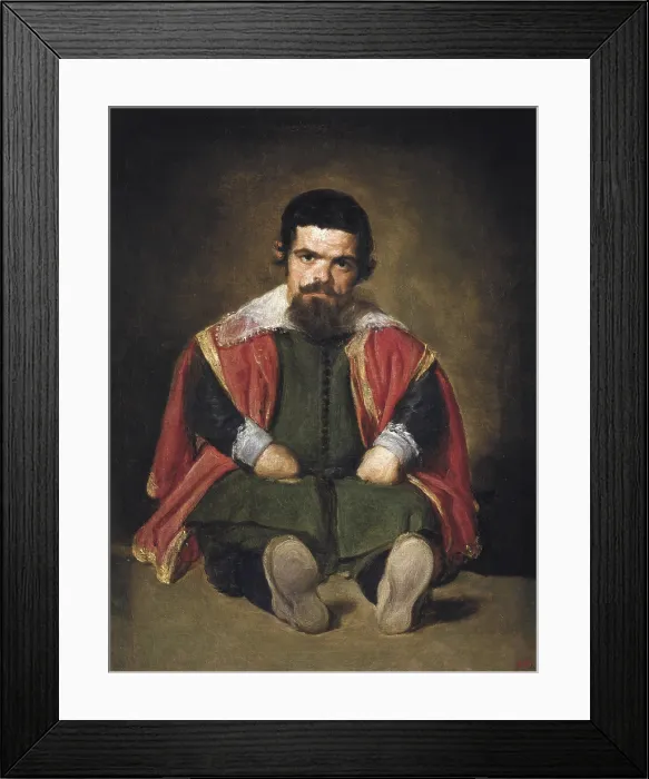 Framed Print : VELAZQUEZ, Diego Rodriguez de Silva (1599-1660). Don Sebastian de Morra. 1644. He served for the Cardinal-Infante of Flanders and for the Prince Balthasar Charles in Spain Framed Print : VELAZQUEZ, Diego Rodriguez de Silva (1599-1660). Don Sebastian de Morra. 1644. He served for the Cardinal-Infante of Flanders and for the Prince Balthasar Charles in Spain