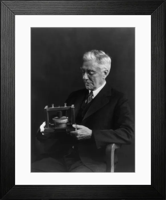 Framed Print : Thomas Augustus Watson, lead IBM from 1914 to 1956