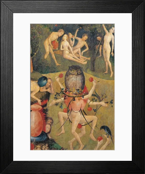 Framed Print : The Garden of Earthly Delights, by Van Aeken Joren Anthoniszoon known as Bosch Hieronymus, 16th Century, 1503 -1504, oil on panel, cm 220 x 195 - Spain, Comunidad de Madrid