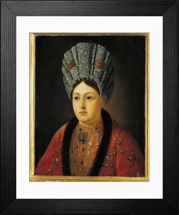 Framed Print : Marija Jakovlevna Stroganova, by Anonymous artist, 1870 about, 19th Century, oil on canvas, cm 71 x 54, 3 - Russia, Moscow, State Historical Museum Framed Print : Marija Jakovlevna Stroganova, by Anonymous artist, 1870 about, 19th Century, oil on canvas, cm 71 x 54, 3 - Russia, Moscow, State Historical Museum