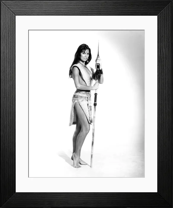 Framed Print : AT THE EARTH'S CORE, Caroline Munro, 1976 Framed Print : AT THE EARTH'S CORE, Caroline Munro, 1976