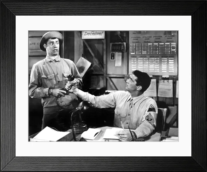 Framed Print : AT WAR WITH THE ARMY, Jerry Lewis, Dean Martin, 1950