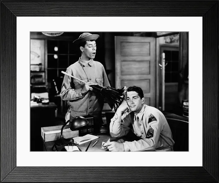 Framed Print : AT WAR WITH THE ARMY, Jerry Lewis, Dean Martin, 1950