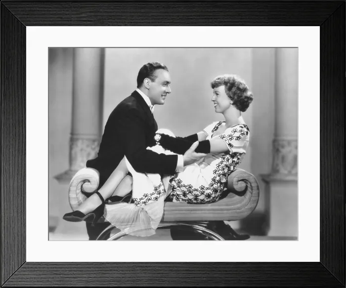 Framed Print : APPOINTMENT FOR LOVE, from left: Charles Boyer, Margaret Sullavan, 1941