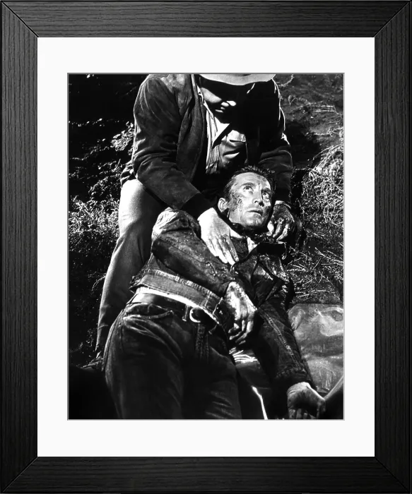 Framed Print : LONELY ARE THE BRAVE, from left: Carroll O'Connor, Kirk Douglas, 1962 Framed Print : LONELY ARE THE BRAVE, from left: Carroll O'Connor, Kirk Douglas, 1962