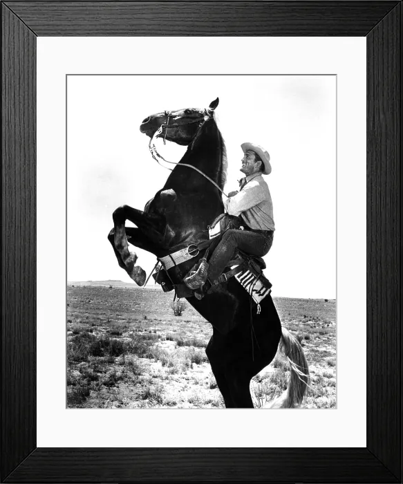 Framed Print : LONELY ARE THE BRAVE, Kirk Douglas, 1962
