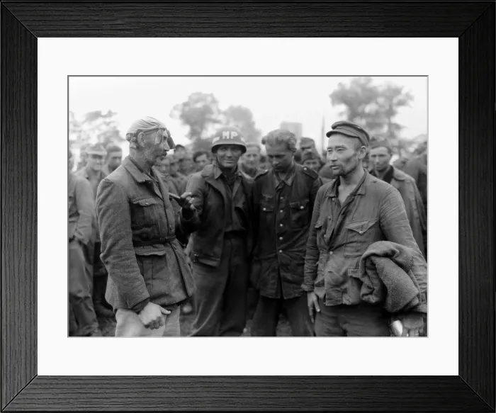 Framed Print : Two older POWs fighting in the German army were White Russian Mongols Framed Print : Two older POWs fighting in the German army were White Russian Mongols
