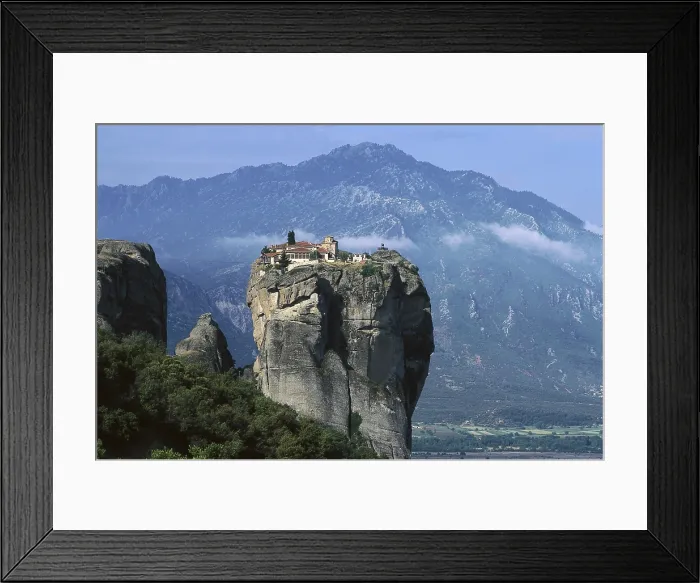 Framed Print : Monastery of the Holy Trinity (Hagia Triada). GREECE. THESSALY. TRIKALA. Meteora. Late Byzantine art. - Iberfoto / Everett Collection (281513)**US SALES ONLY** Framed Print : Monastery of the Holy Trinity (Hagia Triada). GREECE. THESSALY. TRIKALA. Meteora. Late Byzantine art. - Iberfoto / Everett Collection (281513)**US SALES ONLY**