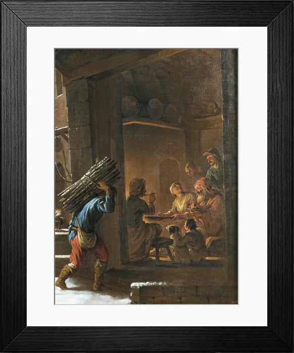 Framed Print : VILADOMAT i MANALT, Antoni (1678-1755). The Winter. Right detail. Baroque art. Oil on canvas. SPAIN. Barcelona. National Art Museum of Catalonia. - P Framed Print : VILADOMAT i MANALT, Antoni (1678-1755). The Winter. Right detail. Baroque art. Oil on canvas. SPAIN. Barcelona. National Art Museum of Catalonia. - P