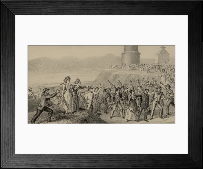 Framed Print : Great Battle of Homestead, Pinkerton's captives on their way to prison Framed Print : Great Battle of Homestead, Pinkerton's captives on their way to prison