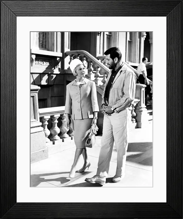 Framed Print : LOVER COME BACK, from left, Doris Day, Rock Hudson, 1961