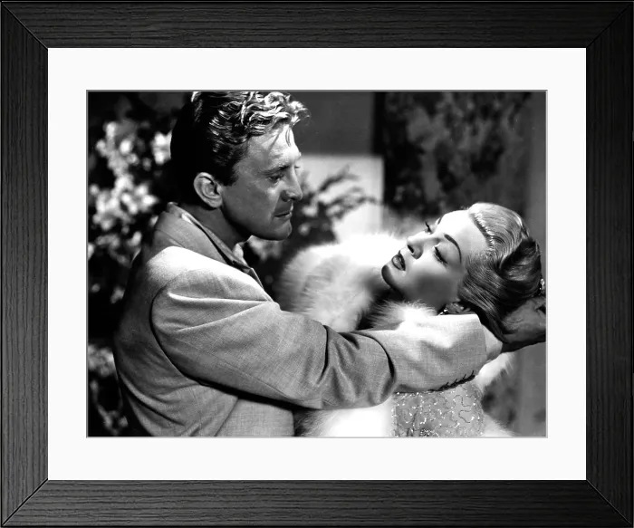 Framed Print : THE BAD AND THE BEAUTIFUL, Kirk Douglas, Lana Turner, 1952