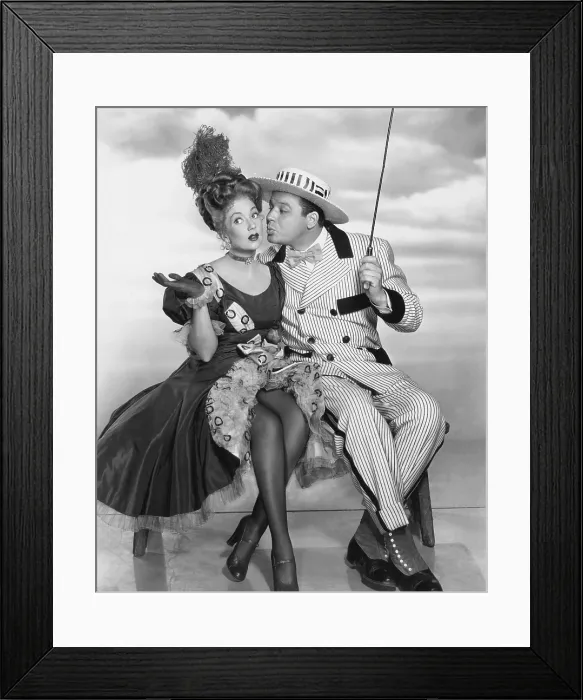 Framed Print : APRIL SHOWERS, from left: Ann Sothern, Jack Carson, 1948