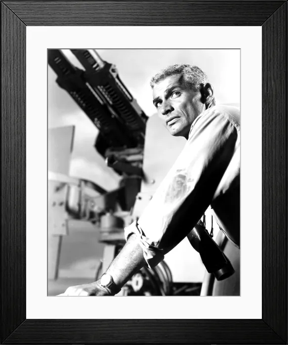 Framed Print : AWAY ALL BOATS, Jeff Chandler, 1956 Framed Print : AWAY ALL BOATS, Jeff Chandler, 1956