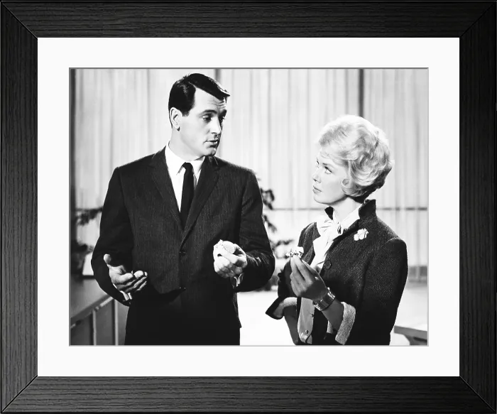Framed Print : LOVER COME BACK, from left: Rock Hudson, Doris Day, 1961