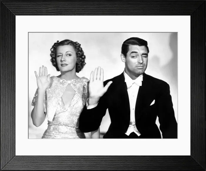 Framed Print : THE AWFUL TRUTH, Irene Dunne, Cary Grant, 1937