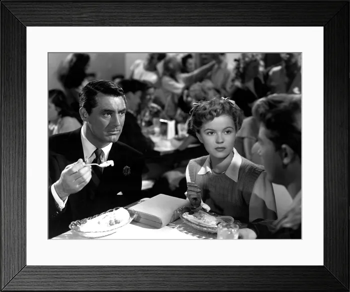 Framed Print : THE BACHELOR AND THE BOBBY-SOXER, Cary Grant, Shirley Temple, 1947