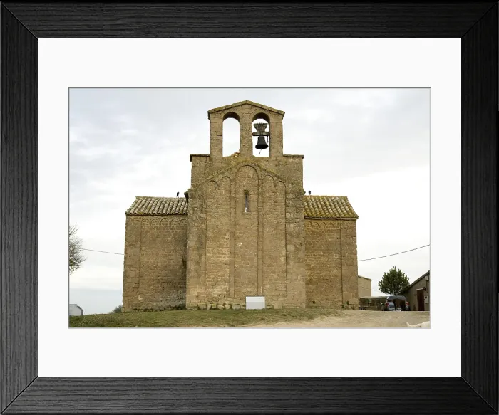 Framed Print : SPAIN. Navs. Church of Sant Cugat del Raco (11th c.).Greek-cross plan church, with semicircular apses and crowned by a round dome. Romanesque art Framed Print : SPAIN. Navs. Church of Sant Cugat del Raco (11th c.).Greek-cross plan church, with semicircular apses and crowned by a round dome. Romanesque art