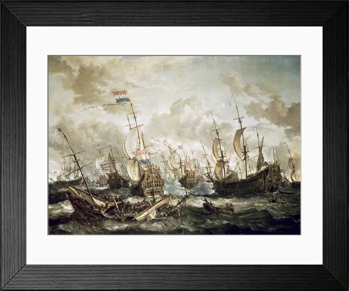 Framed Print : Europe (18th c.). Napoleonic Wars (1798). Battle of Abukir. English school. Oil on canvas. UNITED KINGDOM. ENGLAND. Greenwich. National Maritime Museum Framed Print : Europe (18th c.). Napoleonic Wars (1798). Battle of Abukir. English school. Oil on canvas. UNITED KINGDOM. ENGLAND. Greenwich. National Maritime Museum