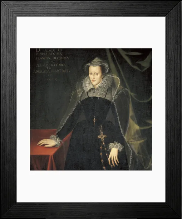 Framed Print : Mary (1542-1587). Queen of Scotland (1542-1567). Painting. - Iberfoto / Everett Collection (404701)**US SALES ONLY** Framed Print : Mary (1542-1587). Queen of Scotland (1542-1567). Painting. - Iberfoto / Everett Collection (404701)**US SALES ONLY**