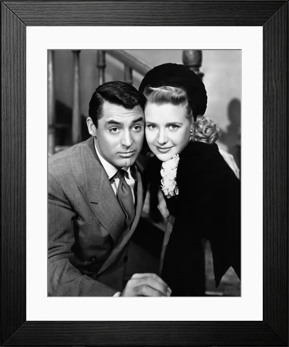 Framed Print : ARSENIC AND OLD LACE, Cary Grant, Priscilla Lane, 1944