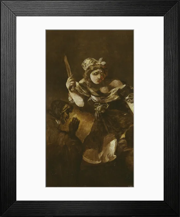 Framed Print : GOYA Y LUCIENTES, Francisco de (1746-1828). Judith and Holophernes. 1819 - 1823. Mural painting mounted on canvas Framed Print : GOYA Y LUCIENTES, Francisco de (1746-1828). Judith and Holophernes. 1819 - 1823. Mural painting mounted on canvas