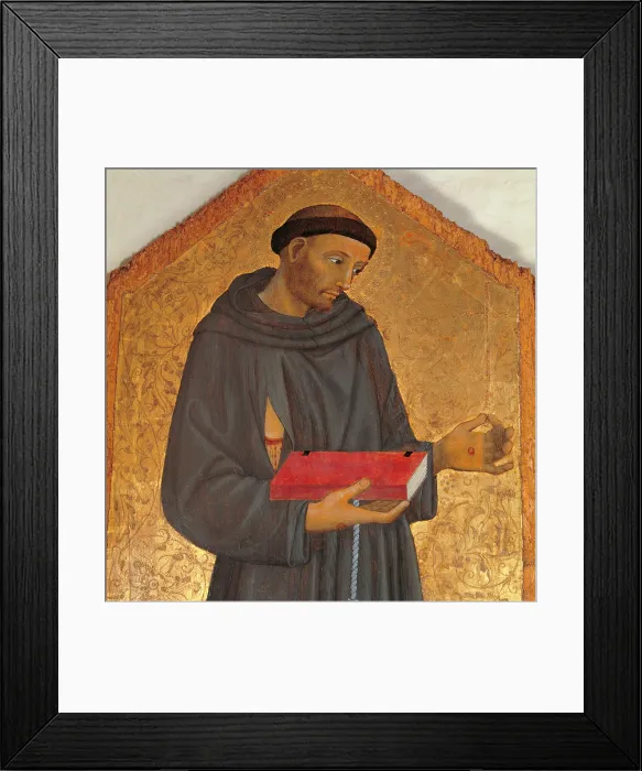 Framed Print : Trinity triptych, by Domenico di Giacomo di Pace known as Beccafumi Domenico, 1513, 16th Century, - Italy, Tuscany, Siena, National Art Gallery. Deail