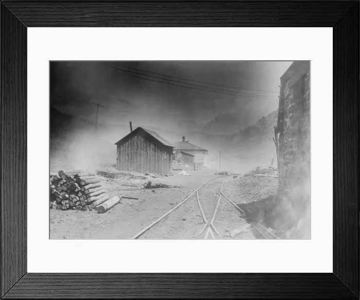 Framed Print : Burning of miner's camp at Forbes, Colorado, during long, violent strike against the Colorado Fuel and Iron Company, owned by John D Rockefeller Jr.'s Standard Oil. 1914 Framed Print : Burning of miner's camp at Forbes, Colorado, during long, violent strike against the Colorado Fuel and Iron Company, owned by John D Rockefeller Jr.'s Standard Oil. 1914