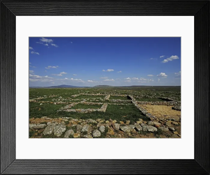 Framed Print : SPAIN. Garray. View of the Celtiberian-Roman archaeological site. - Cardinalia / Iberfoto / Everett Collection (286069)**US SALES ONLY**
