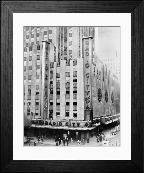 Framed Print : Radio City Music Hall, New York City, April 11, 1939. It was designed by Edward Durell Stone, in the Art Deco style and opened in 1932. (BSLOC_2013_8_230) Framed Print : Radio City Music Hall, New York City, April 11, 1939. It was designed by Edward Durell Stone, in the Art Deco style and opened in 1932. (BSLOC_2013_8_230)