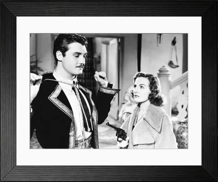 Framed Print : ARGENTINE NIGHTS, from left: George Reeves, Constance Moore, 1940