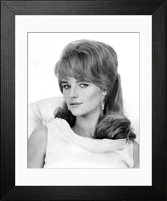 Framed Print : THE LONG DUEL, Charlotte Rampling, 1967