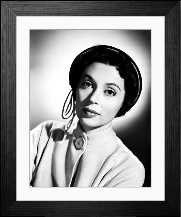 Framed Print : THE LONG DARK HALL, Lilli Palmer, 1951