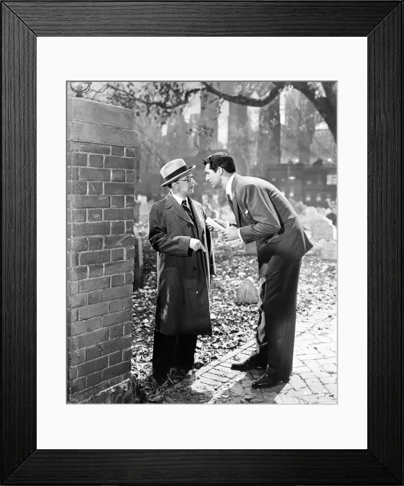 Framed Print : ARSENIC AND OLD LACE, from left: Chester Clute, Cary Grant, 1944