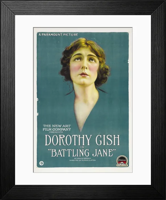 Framed Print : BATTLING JANE, Dorothy Gish, 1918 Framed Print : BATTLING JANE, Dorothy Gish, 1918