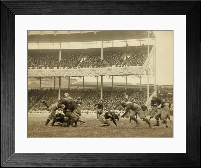 Framed Print : Army-Navy game football game at the Polo Grounds, Brooklyn, New York City, 1916 Framed Print : Army-Navy game football game at the Polo Grounds, Brooklyn, New York City, 1916