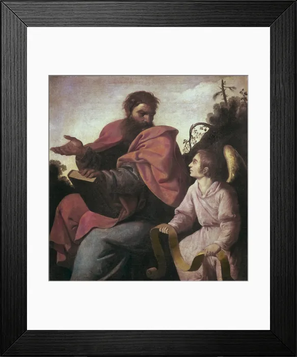 Framed Print : ZURBARAN, Francisco de (1598-1664). Saint Matthew. 1638. Baroque art. Oil on canvas. SPAIN. CAdiz. Museo de CAdiz. - P Framed Print : ZURBARAN, Francisco de (1598-1664). Saint Matthew. 1638. Baroque art. Oil on canvas. SPAIN. CAdiz. Museo de CAdiz. - P