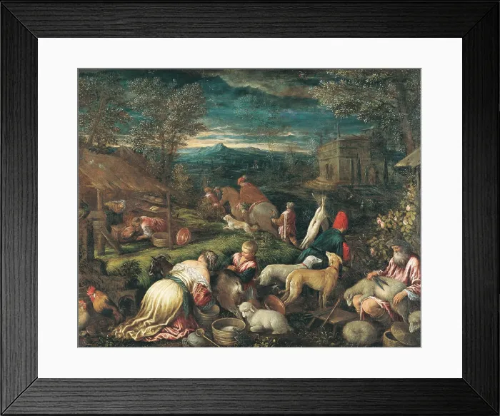 Framed Print : Spring, by Da Ponte Jacopo known as Bassano, 16th Century, 1576 -1576 about, oil on canvas, cm 141 x 186 - Italy, Lazio, Rome, Borghese Gallery, inv. 3 Framed Print : Spring, by Da Ponte Jacopo known as Bassano, 16th Century, 1576 -1576 about, oil on canvas, cm 141 x 186 - Italy, Lazio, Rome, Borghese Gallery, inv. 3
