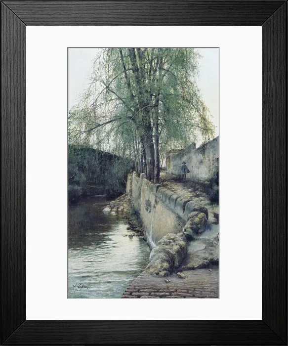 Framed Print : LAFITA BLANCO, Jose (19th century). Landscape of AlcalA de Guadaira. s.XIX. Oil on canvas. SPAIN. Sevilla. Fine Arts Museum. - P Framed Print : LAFITA BLANCO, Jose (19th century). Landscape of AlcalA de Guadaira. s.XIX. Oil on canvas. SPAIN. Sevilla. Fine Arts Museum. - P