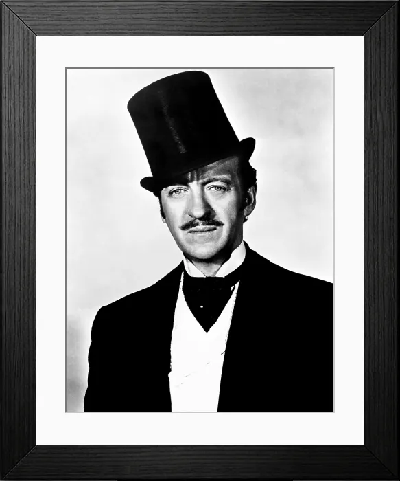 Framed Print : AROUND THE WORLD IN 80 DAYS, (aka AROUND THE WORLD IN EIGHTY DAYS), David Niven, 1956