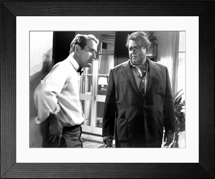 Framed Print : THE LONG, HOT SUMMER, Paul Newman, Orson Welles, 1958. TM and Copyright (c) 20th Century Fox Film Corp. All rights reserved. Courtesy: Everett Collection