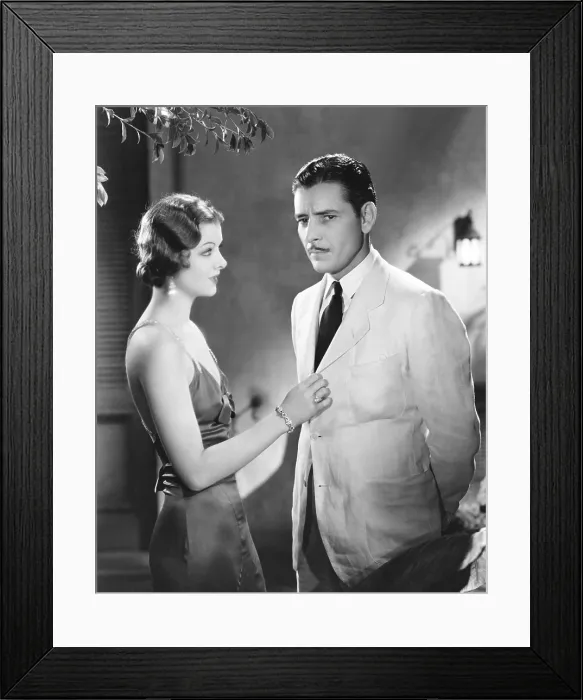 Framed Print : ARROWSMITH, from left, Myrna Loy, Ronald Colman, 1931