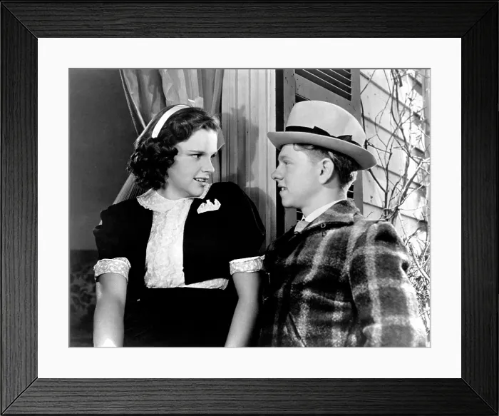 Framed Print : LOVE FINDS ANDY HARDY, Judy Garland, Mickey Rooney, 1938