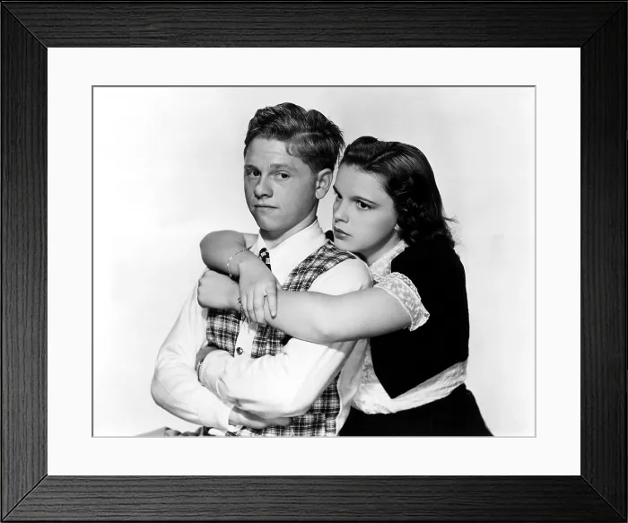 Framed Print : LOVE FINDS ANDY HARDY, Mickey Rooney, Judy Garland, 1938 Framed Print : LOVE FINDS ANDY HARDY, Mickey Rooney, Judy Garland, 1938