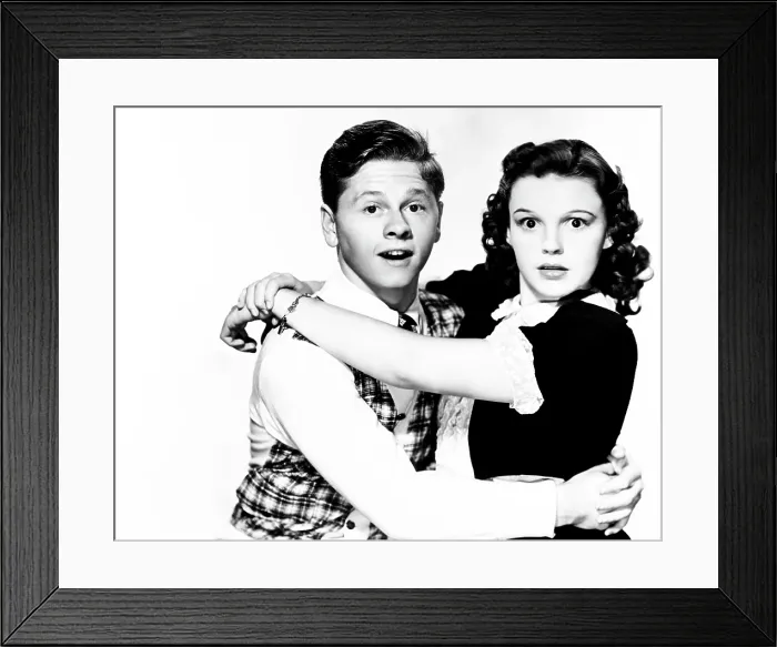 Framed Print : LOVE FINDS ANDY HARDY, Mickey Rooney, Judy Garland, 1938 Framed Print : LOVE FINDS ANDY HARDY, Mickey Rooney, Judy Garland, 1938
