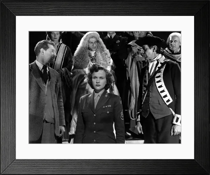 Framed Print : A MATTER OF LIFE AND DEATH, (aka STAIRWAY TO HEAVEN), Roger Livesey, Kim Hunter, Raymond Massey, 1946 Framed Print : A MATTER OF LIFE AND DEATH, (aka STAIRWAY TO HEAVEN), Roger Livesey, Kim Hunter, Raymond Massey, 1946